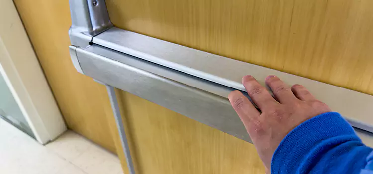 Installing a Push Bar on a Door Gloucester